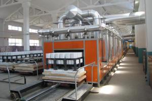 LWX800系列产品在陶瓷隧道窑炉生产线上应用